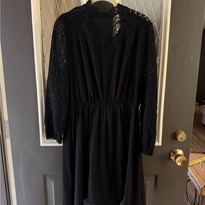 Cupshe Black Lace Mini Dress